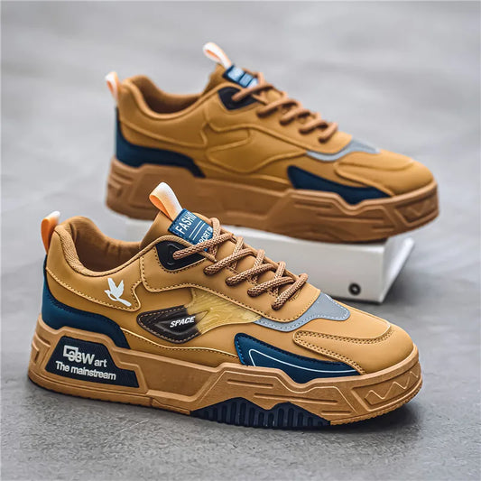 Men’s Leather Skate Sneakers