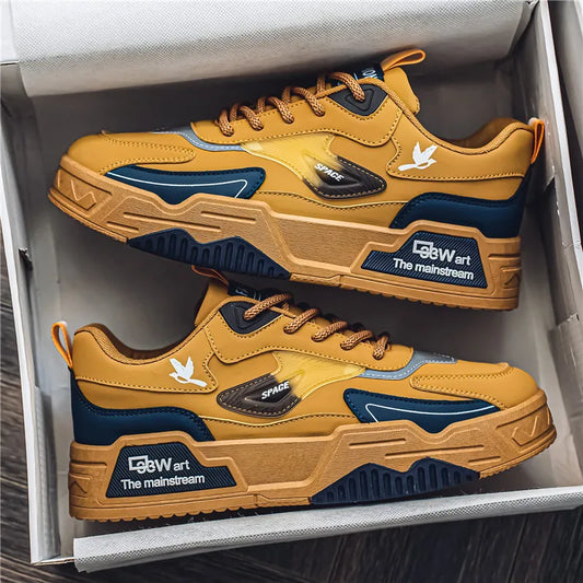 Men’s Leather Skate Sneakers